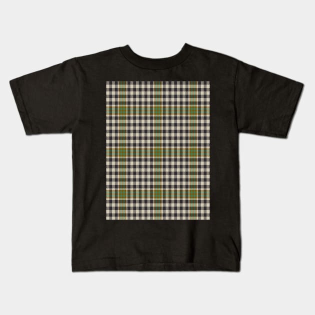 Burns Check Plaid Tartan Scottish Kids T-Shirt by ScottishShop